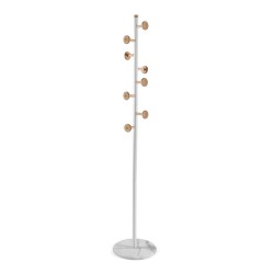Καλόγερος Versa Λευκό Ξύλο Μέταλλο 34,5 x 180 x 34,5 cm