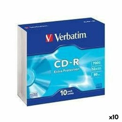 CD-R Verbatim Extra Protection 700 MB 52x 10 Τεμάχια (x10)
