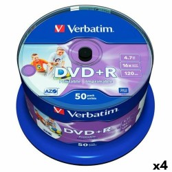 DVD + R Verbatim   4,7 GB 16x 50 Τεμάχια (4 Μονάδες)