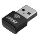 Αντάπτορας USB Wifi MSI 302-8ZE30XE-000 Μαύρο Αντάπτορας USB Wifi MSI 302-8ZE30XE-000 Μαύρο