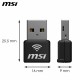 Αντάπτορας USB Wifi MSI 302-8ZE30XE-000 Μαύρο Αντάπτορας USB Wifi MSI 302-8ZE30XE-000 Μαύρο
