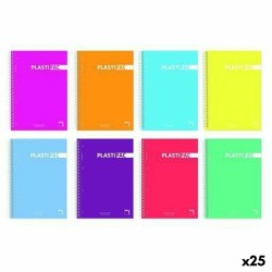 Σετ Σημειωματάριων Pacsa PLASTIPAC Din A4 80 Φύλλα 21,5 x 31,5 cm 5 Τεμάχια (25 Μονάδες)