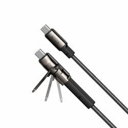 Καλώδιο USB KSIX Μαύρο 1 m