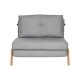 Καναπές Home ESPRIT Γκρι Φυσικό Scandi Καναπές Home ESPRIT Γκρι Φυσικό Scandi