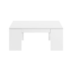 Τραπεζάκι Καφέ Forés Λευκό 100 X 68 X 43 CM