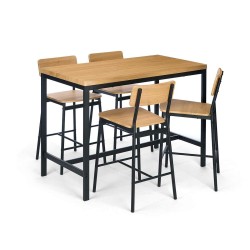 Σετ Τραπέζι με 4 Καρέκλες Gift Decor