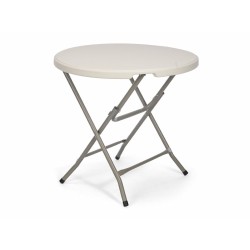Πτυσσομενο τραπεζακι Ibergarden Λευκό Γκρι 80 x 80 x 74 cm