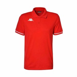 Ανδρική Μπλούζα Polo με Κοντό Μανίκι Kappa Kappa Barli Κόκκινο 4XL