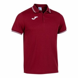 Ανδρική Μπλούζα Polo με Κοντό Μανίκι Joma Sport Campus III Μπορντό L
