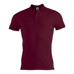 Ανδρική Μπλούζα Polo με Κοντό Μανίκι Joma Sport Bali II Μπορντό L