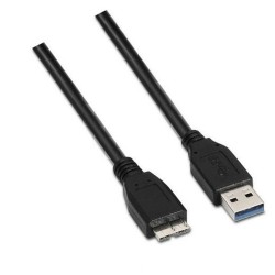 Καλώδιο USB Aisens A105-0043 Μαύρο 1 m