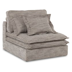 Μονάδα καναπέ Home ESPRIT Ανοιχτό καφέ 102 X 120 X 95 CM Κεντρικό