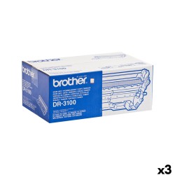 Κύλινδρος εκτυπωτή Brother DR-3100 Μαύρο (3 Μονάδες)