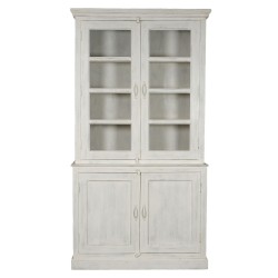 Eκθεσιακό σταντ Home ESPRIT Λευκό Ξύλο από Μάνγκο 122 x 43 x 230 cm