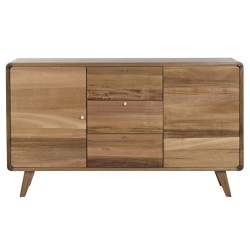 Σκευοθήκη Home ESPRIT Μέταλλο ξύλο ακακίας 124 X 32 X 73 CM