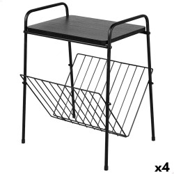 Τραπέζι για Εφημερίδες Max Home Σίδερο Ξύλο MDF (4 Μονάδες)