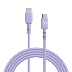 Καλώδιο USB-C σε USB-C Muvit for Change Λεβάντα 1,2 m