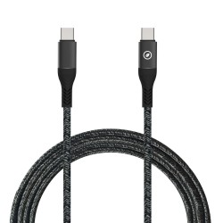 Καλώδιο USB-C σε USB-C Muvit for Change Μαύρο 1,2 m
