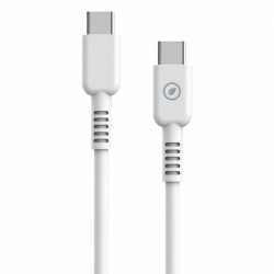 Καλώδιο USB-C Muvit MCUSC0008 Λευκό 1,2 m