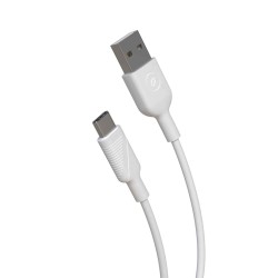Καλώδιο USB A σε USB-C Muvit Λευκό 3 m