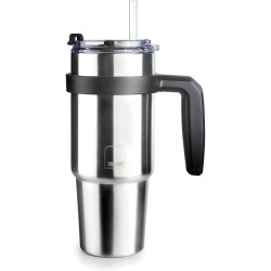 Κούπα με χερούλι Ibili 669006 Γκρι Ανοξείδωτο ατσάλι 580 ml