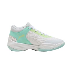 Παπούτσια Μπάσκετ για Παιδιά Puma Court Pro 2 Λευκό Πράσινο