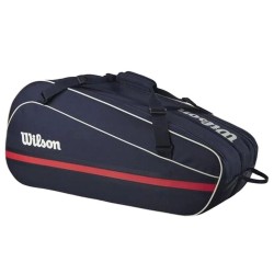 Tσάντα ρακέτας Wilson 6Pk Team Racket Bag 2025 Σκούρο μπλε