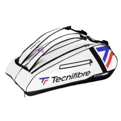 Tσάντα ρακέτας Tecnifibre Tour Endurance White 12R Λευκό