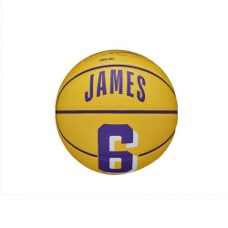 Mπάλα Μπάσκετ Wilson Nba Player Icon Mini Lebron Μωβ (Μέγεθος 3)