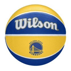 Mπάλα Μπάσκετ Wilson NBA Team Tribute Warriors Μπλε 7 Φυσικό καουτσούκ (Μέγεθος 7)