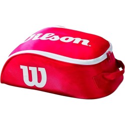 Θήκη Παπουτσιών Ταξιδιού Wilson Tour Iv Shoe Κόκκινο