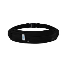 Waterfly Ριγέ Τσαντάκι Τρεξίματος 3.0 Μαύρο Unisex Lycra 1L με Ανακλαστικά & Έξοδο Ακουστικών