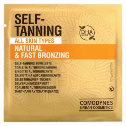 Μαντηλάκια Αυτο-Μαυρίσματος Natural & Fast Bronzing Comodynes Tanning