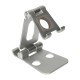βάση για κινητά KSIX Swivel Ασημί βάση για κινητά KSIX Swivel Ασημί