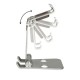 βάση για κινητά KSIX Swivel Ασημί βάση για κινητά KSIX Swivel Ασημί