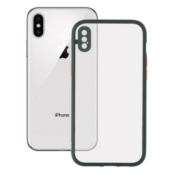 Κάλυμμα Κινητού iPhone X/XS KSIX Duo Soft Πράσινο