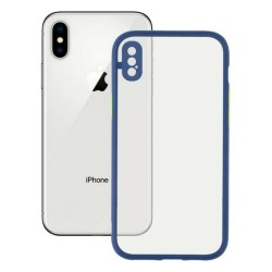 Κάλυμμα Κινητού iPhone X , XS KSIX Duo Soft Μπλε