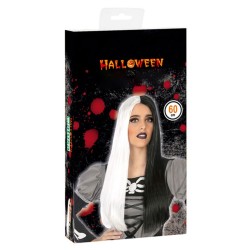 Περούκα για Halloween Μαύρο Λευκό