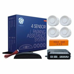 Parking Sensor M-Tech Λευκό (4 x 21,5 mm)