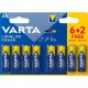 Αλκαλική Μπαταρία Varta LR6 AA 1,5V High Energy (8 pcs)