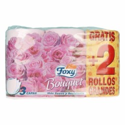 Χαρτί Υγείας Foxy Bouquet 3 επίπεδα 6 Τεμάχια