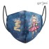 Επαναχρησιμοποιήσιμη Υφασμάτινη Μάσκα Υγιεινής Gorjuss SF-822026-896 Μπλε