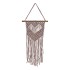 Κρεμαστή διακόσμηση DKD Home Decor Ανοιχτό καφέ Bamboo Αλουμίνιο (1 μονάδα)