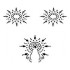 Σετ Gloria Μαύρο Mystim (3 pcs)