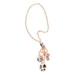Γυναικεία Περιδέραια Folli Follie BG1T030WRK Ροζ (16,5 cm)