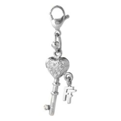 Γυναικεία Περιδέραια Folli Follie 3P1F010C Γκρι (3 cm)