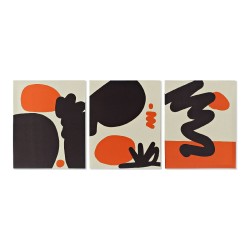 Καμβάς DKD Home Decor Circle Art Τζίντζερ Καμβάς 40 x 1,8 x 50 cm