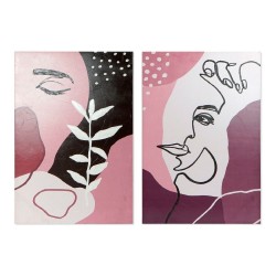 Καμβάς DKD Home Decor Eye Τζίντζερ Καμβάς 80 x 3 x 120 cm