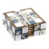 Σουβέρ DKD Home Decor Ρητίνη Ξύλο MDF (6 pcs)