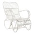 Κουνιστή Καρέκλα DKD Home Decor Λευκό 75 x 85 x 85 cm